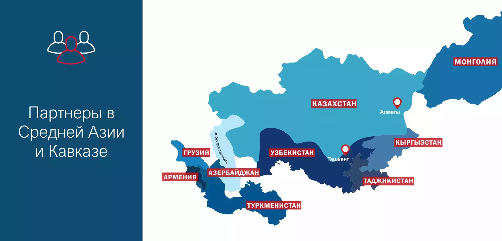 Партнеры в Средней Азии и Кавказе