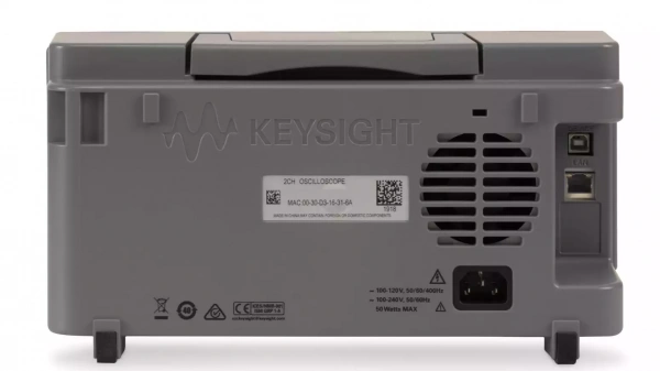 EDUX1052A – Осциллограф, 50 МГц, 1 Гвыб/с, 2 канала