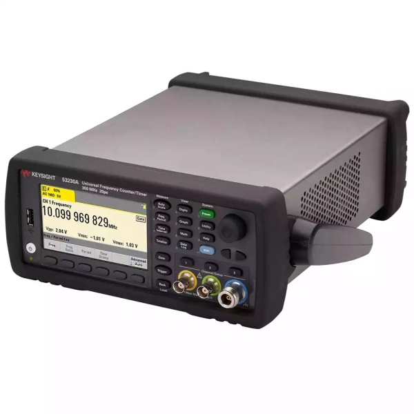 53230A - Частотомер ВЧ 350МГц, 12 разрядов/с, 20пс, LAN, USB, GPIB