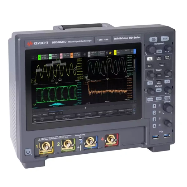 HD304MSO – Осциллограф смешанных сигналов, 200/350/500/1000МГц, 2Гвыб/с, 4+16 каналов