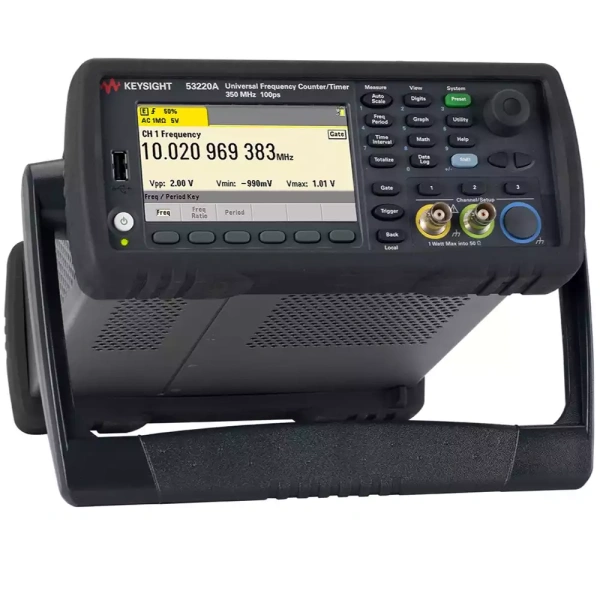53220A - Частотомер ВЧ 350МГц, 12 разрядов/с, LAN, USB, GPIB