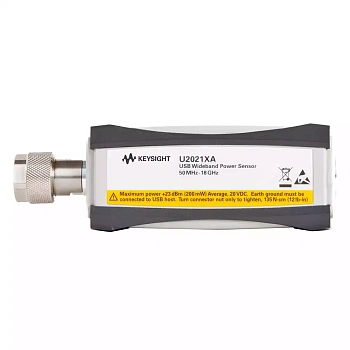 U2021XA – Преобразователь пиковой и средней мощности USB от 50МГц до 18ГГц, –30...+20дБм