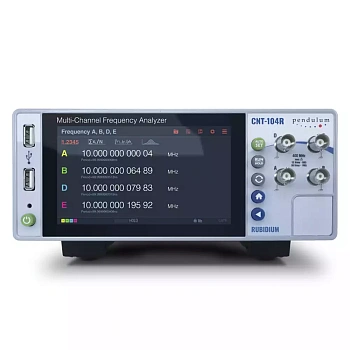 CNT-104R – Частотомер ВЧ 400МГц–24ГГц, 13 разрядов/с, 7пс с рубидиевым ОГ