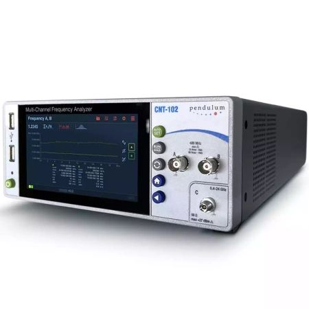 CNT-102 – Частотомер ВЧ 400МГц–24ГГц, 13 разрядов/с, 14пс