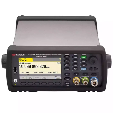 53230A - Частотомер ВЧ 350МГц, 12 разрядов/с, 20пс, LAN, USB, GPIB