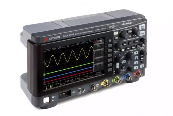 DSOX1204G – Осциллограф, 70/100/200 МГц, 2 Гвыб/с, 4 канала, с генератором